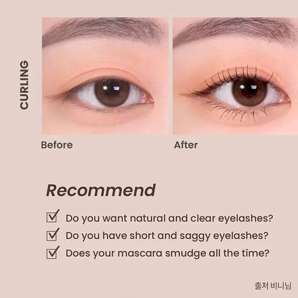 HEIMISH Dailism Smudge Stop Mascara #Curling