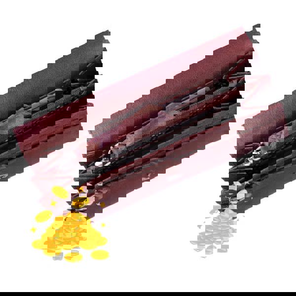 Mala Leather Classic Bailey Brown Leather Ladies Purse