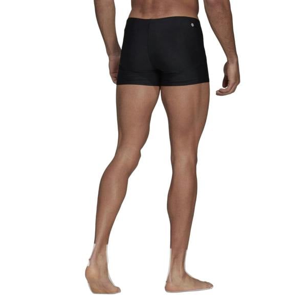 Adidas Mens Solid Fitted Swim Shorts - Black - 