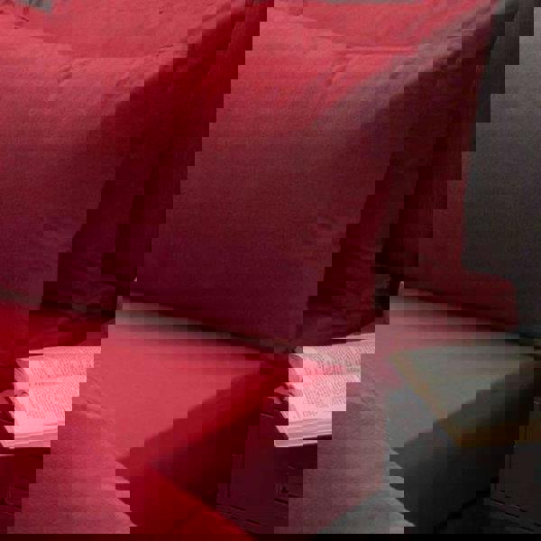 Belledorm Brushed Cotton Extra Deep Fitted Sheet - Red - 