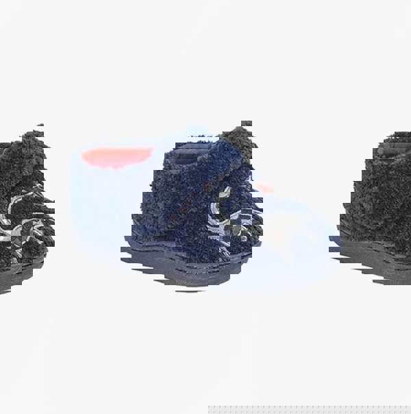 Sleepers DIPLODOCUS Boys Touch Fasten Slippers Navy