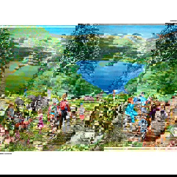 The House of Puzzles Lake View BIG 500 Piece Jigsaw Puzzle