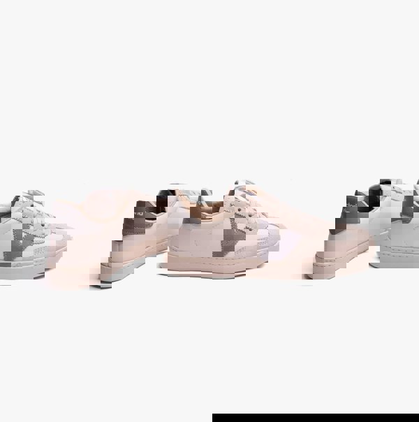 Victoria BERLIN FAUX LEATHER & SPLIT Womens Trainers Gris