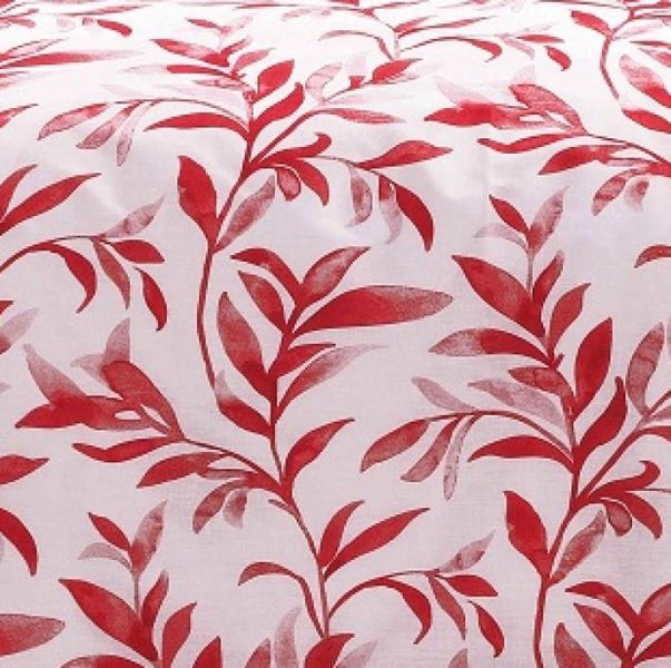 HomeSpace Direct Ellie Red Reversible Duvet Cover Set