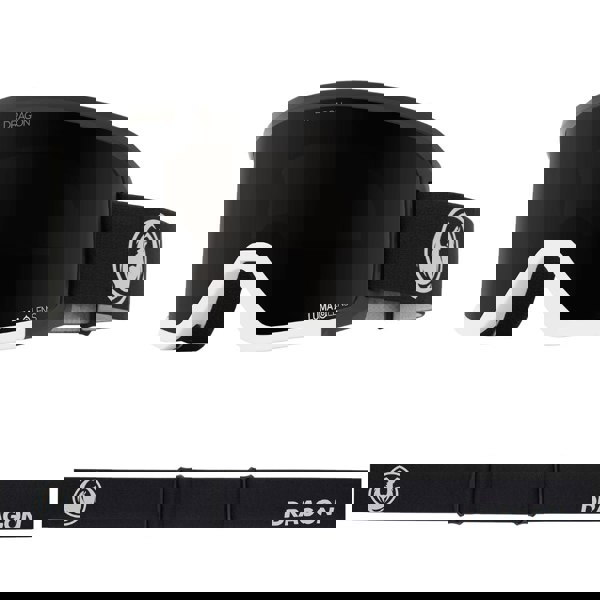 Dragon DX3 PLUS OTG - Nouveau Black with Lumalens Red Ionized & Lumalens Dark Smoke Lens