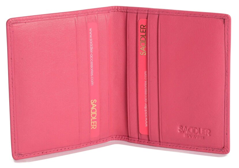 SADDLER Compact Leather Card Wallet "Lexi" – Handmade by Saddler | RFID Protected & Gift Boxed