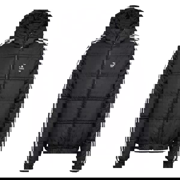 Adidas Childrens/Kids 3 Stripes Padded Jacket - Black