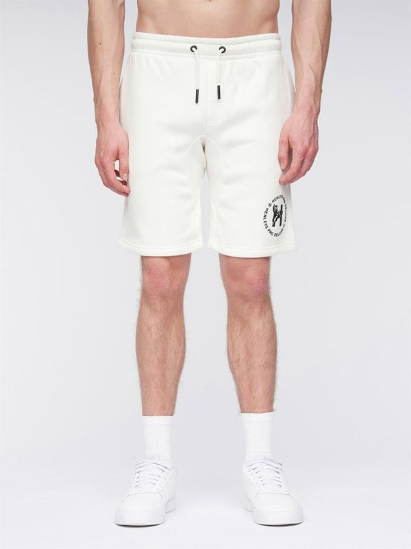 Henleys Metafone Jog Shorts Off White