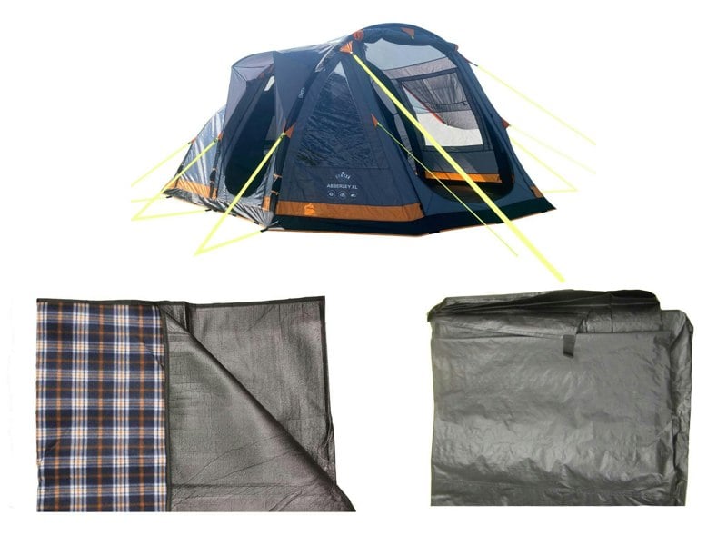 OLPRO Abberley Xl Breeze - 4 Berth Inflatable Tent