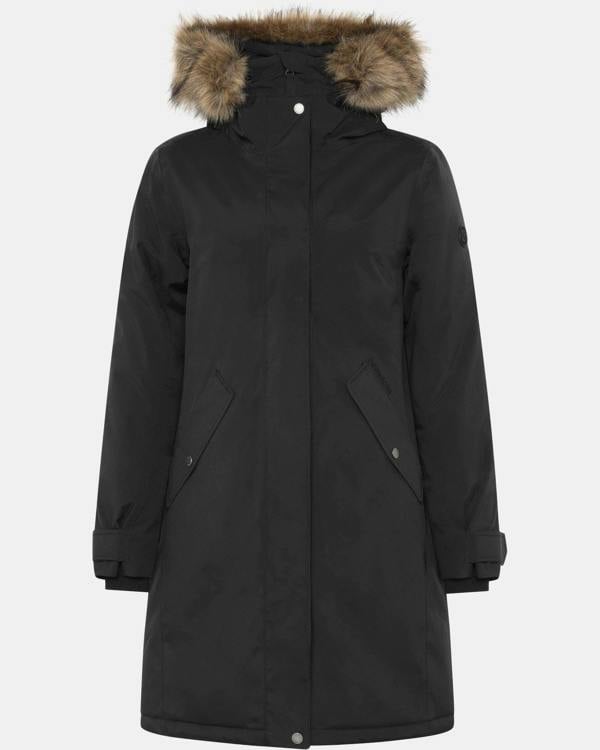 Didriksons Womens Erna Parka 2 - Black 060
