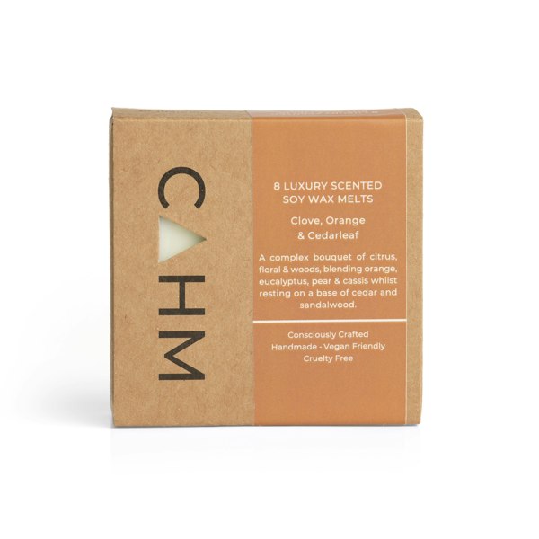 CAHM Clove, Orange & Cedarleaf Wax Melt Box