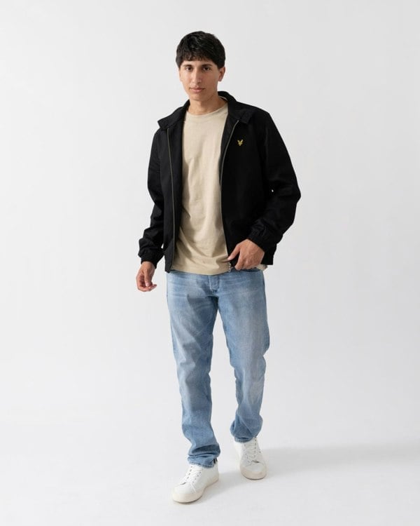 Lyle & Scott Mens Harrington Bomber Jacket - Z865 Jet Black