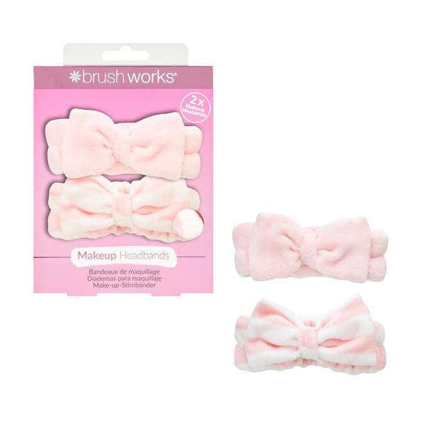 Brushworks Makeup Headbands - 2 Pack