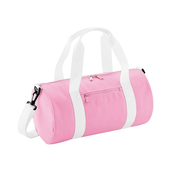 Bagbase Mini Holdall - Classic Pink/White