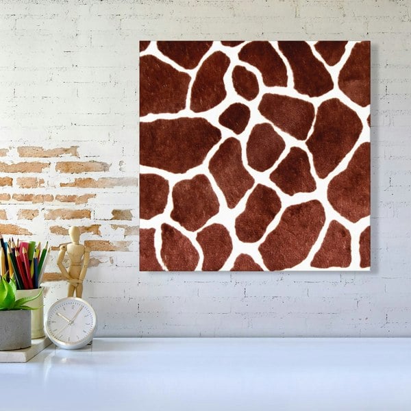 Warren Reed Giraffe Spots Print Canvas