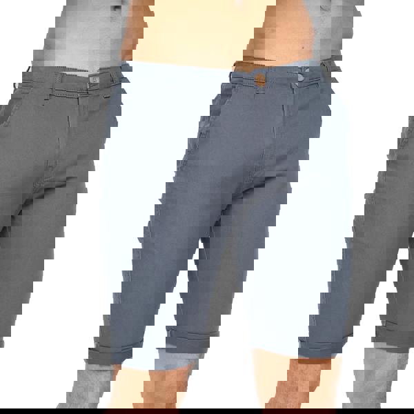 Crosshatch Mens Sinwood Chino Shorts - Petrol