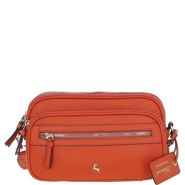 'Sogno di Cuoio' Compact Twin Zip Crossbody Bag: X-35