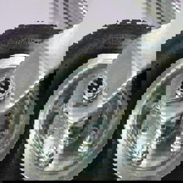 Pneumatic Caravan Jockey Wheel 48MM with Metal Rim (Heavy Duty Trailer Wheel Guide)