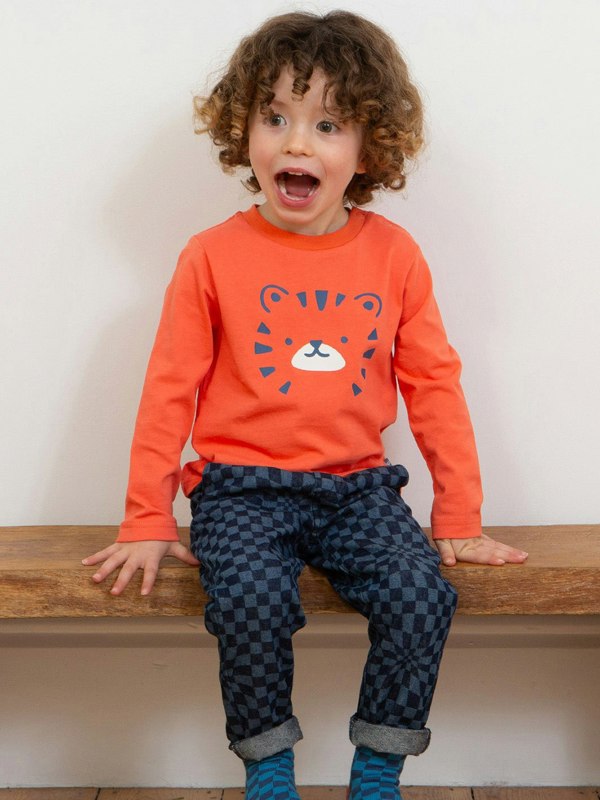 Kite Boys Organic Chequerboard Denim Pull Ups