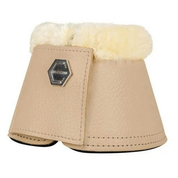 Coldstream Bowden Leather Horse Overreach Boots (Pack of 2) - Latte