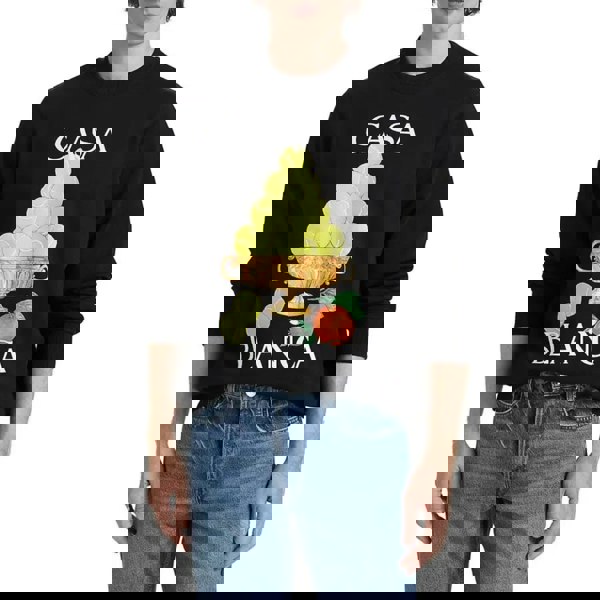 Casablanca La Corbeille D'Oranges Black Sweatshirt