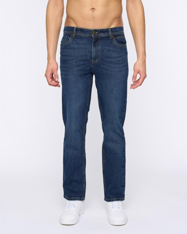 Duck and Cover Hydras Straight Leg Jeans Dark Wash