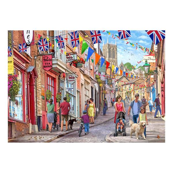 The House of Puzzles Steep Hill 1000 Piece Jigsaw Puzzle