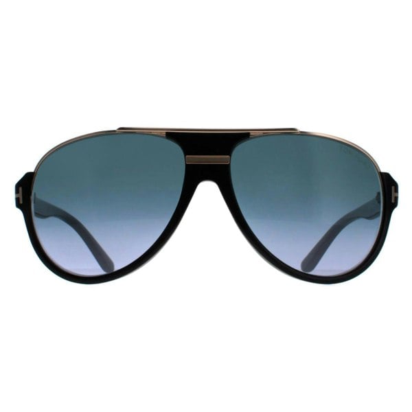 Tom Ford Sunglasses 0334 Dimitry 01P Shiny Black Green Gradient
