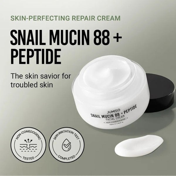 JUMISO Snail Mucin 88 + Peptide Cream 100ml