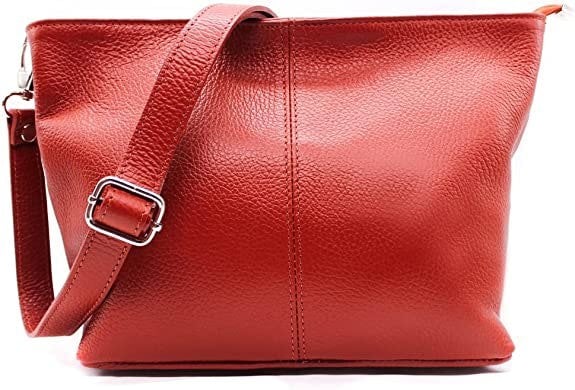 Kitise Small Genuine Practical Italian Leather Shoulder Messenger Handbag