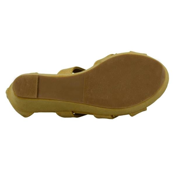 Savannah Girls Savannah Mid Wedge Loop Bar Sandals