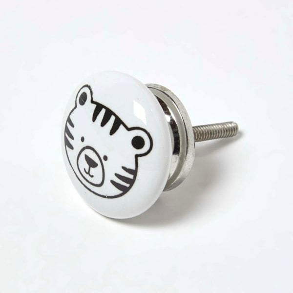 HOMESCAPES Set of 12 Animal Safari Furniture Drawer Knobs