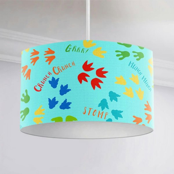 Happy Linen Company Dinky Dinosaur Reverse Ceiling Lampshade