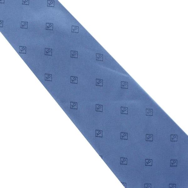 Dunhill silk tie in a repeat monogram pattern