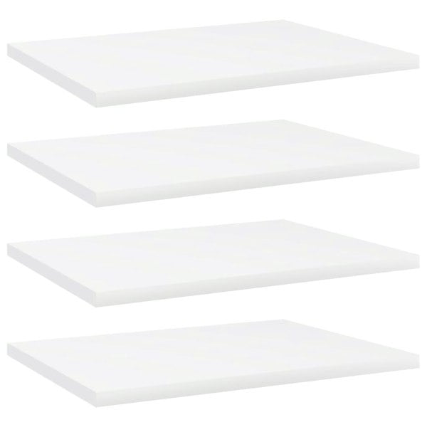 Berkfield Bookshelf Boards 4 pcs White 40x30x1.5 cm Engineered Wood