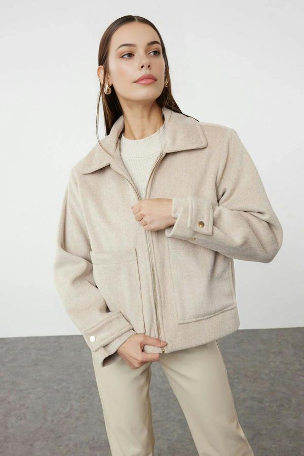 WOVCOR Cashmere Slim Jacket Coat