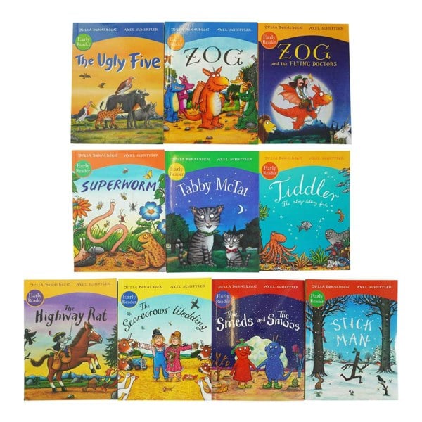 Julia Donaldson & Axel Scheffler Early Readers 10 Books Collection Set