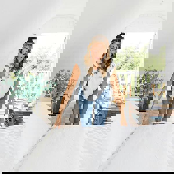 Ethical Bedding Soft & Silky Flat Sheet in White (Organic Cotton)