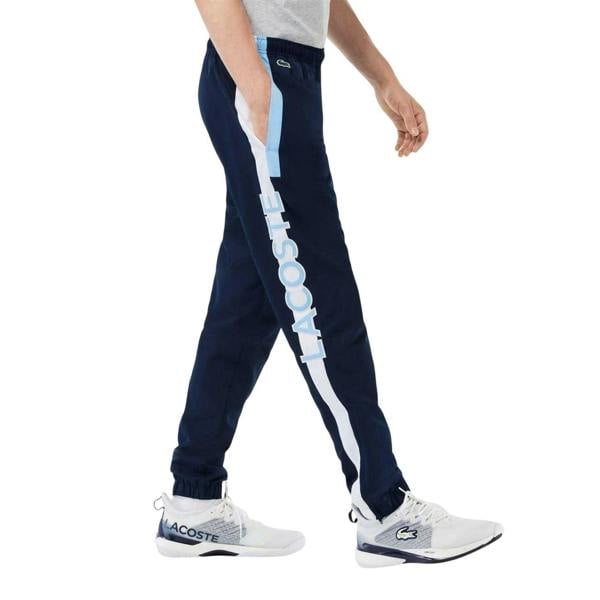 Lacoste Mens Slim Joggers - Navy Blue/White - 