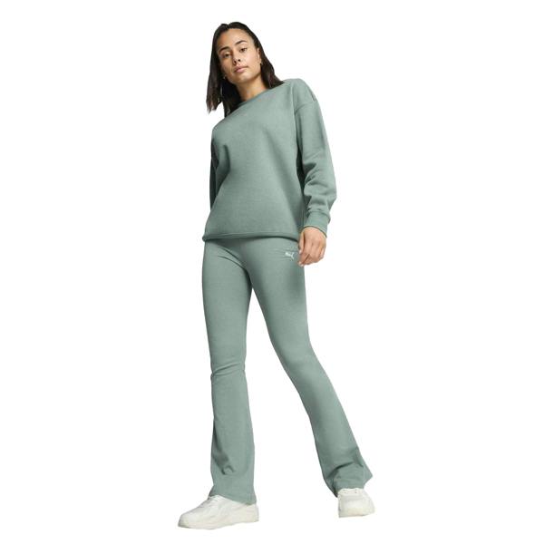 Puma Womens/Ladies Smooth High Waist Leggings - Green/Moon - 