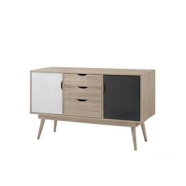 Timber Art Design Alford Sideboard 2 Doors 3 Drawers Storage Cabinet Cupboard
