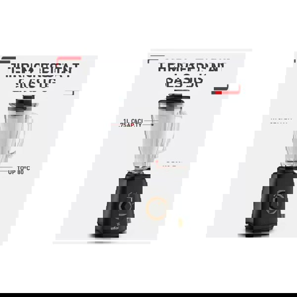 Tefal Eco Respect BL46EN40 Blender Smoothie Maker 800W 1.75L Black