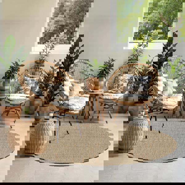 Livabliss Eagean-Global Beige Brown Cream In- & Outdoor Rug