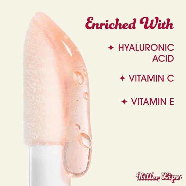 Killer Lips Super Juicy Lip Oil - Peach 3.8ml