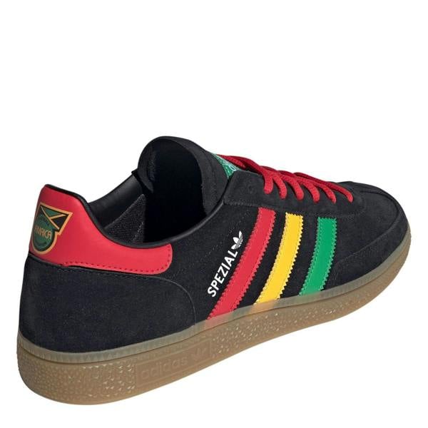Adidas Mens Spezial Suede Trainers - Black/Multicoloured - 
