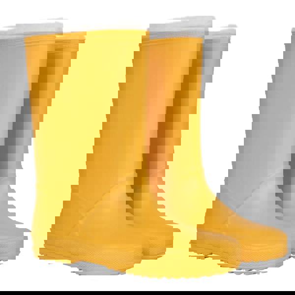 Mountain Warehouse Childrens/Kids Snow Lined Wellington Boots - Mustard