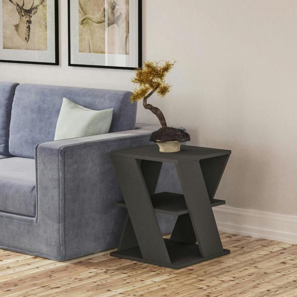 Decortie Cyclo Modern Coffee Table Multipurpose 3-Tiered Side Table H 55cm