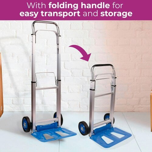 Neo 100kg Capacity Folding Sack Trolley With Extendable Handle