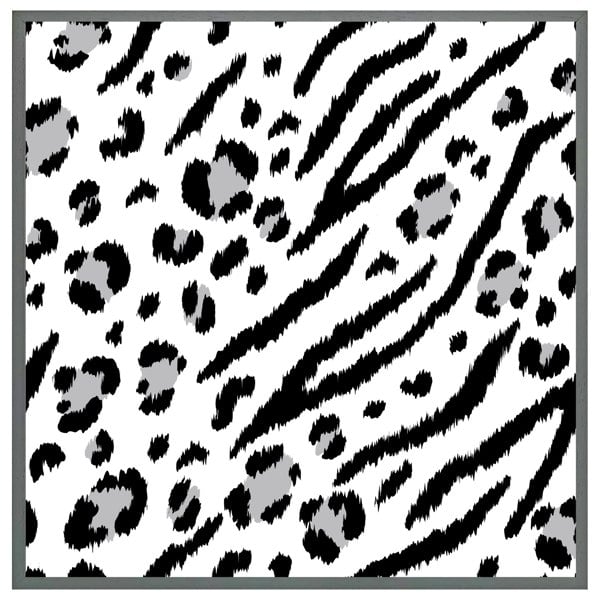 Benjamin Tate Design Zebra & leopard print (Picutre Frame)