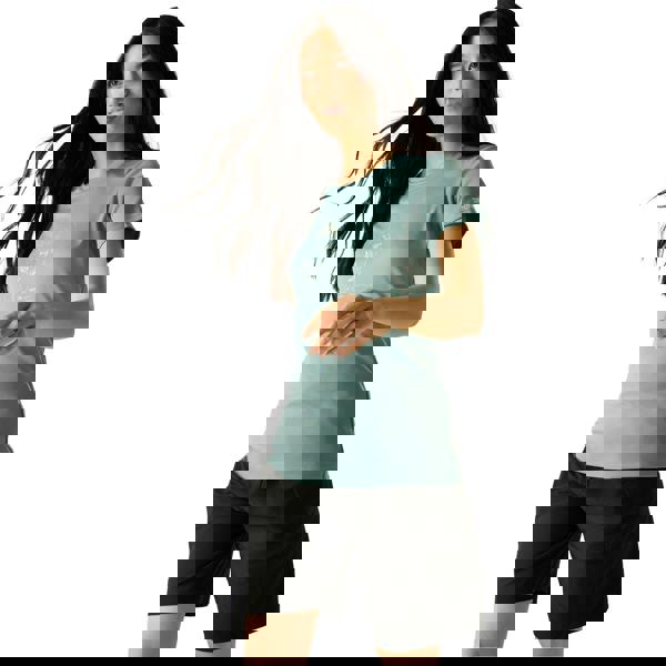 Regatta Womens/Ladies Fingal Slogan Plants T-Shirt - Ivy Moss - 